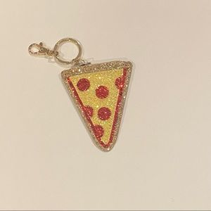 Crewcuts Glittery Pizza Keychain Coinpurse